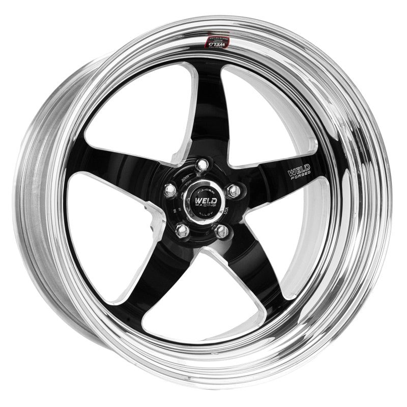 Weld S71 20x10.5 / 5x4.5 BP / 7.8in. BS Black Wheel (High Pad) - Non-Beadlock