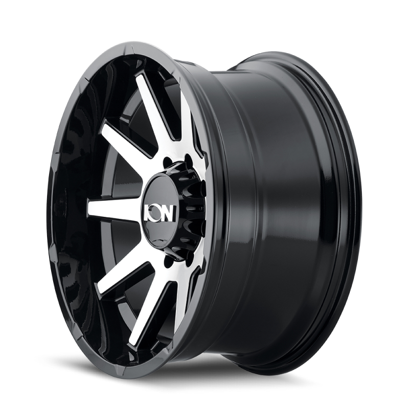 ION Type 143 20x9 / 8x165.1 BP / 0mm Offset / 125.2mm Hub Black/Machined Wheel