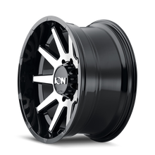 Load image into Gallery viewer, ION Type 143 20x9 / 8x165.1 BP / 0mm Offset / 125.2mm Hub Black/Machined Wheel