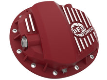 Load image into Gallery viewer, aFe Pro Series GMCH 9.5 Rear Diff Cover Red w/ Machined Fins 19-20 GM Silverado/Sierra 1500