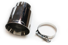 Load image into Gallery viewer, JBA 3in x 4in x 5-3/4in Double Wall Polished Chrome Tip - Clamp On