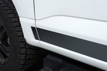 Load image into Gallery viewer, Putco 2021 Ford F-150 Super Crew Cab 5.5ft Short Box Black Platinum Rocker Panels (4.25in Tall 12pc)