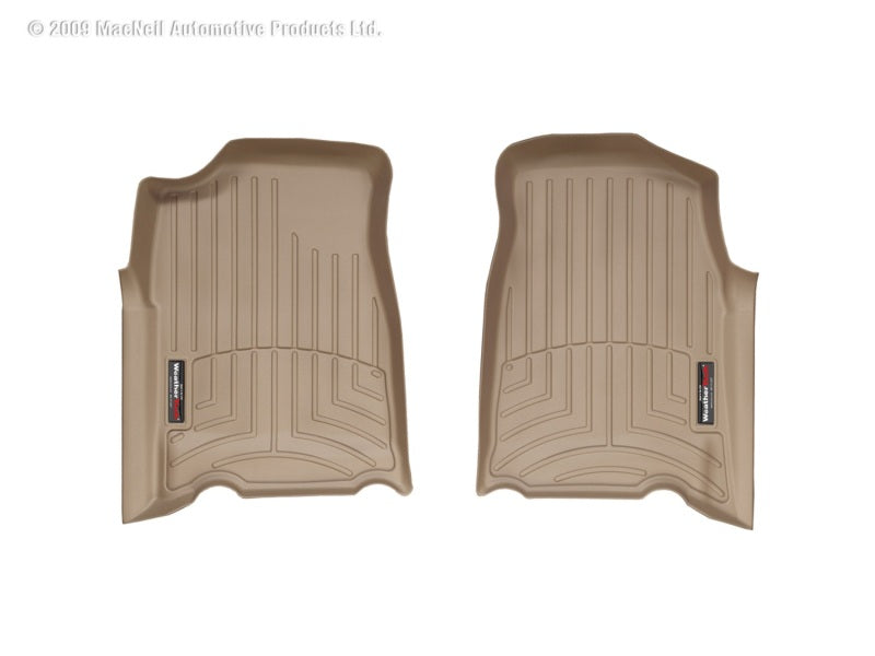 WeatherTech 04+ GMC Canyon Ext Cab Front FloorLiner - Tan