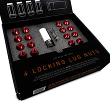 Load image into Gallery viewer, Mishimoto Aluminum Locking Lug Nuts M12x1.25 20pc Set Red