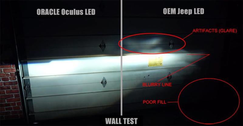 Oracle Oculus BiLED Projector Headlights for Jeep JL/Gladiator JT  Satin Silver 5500K