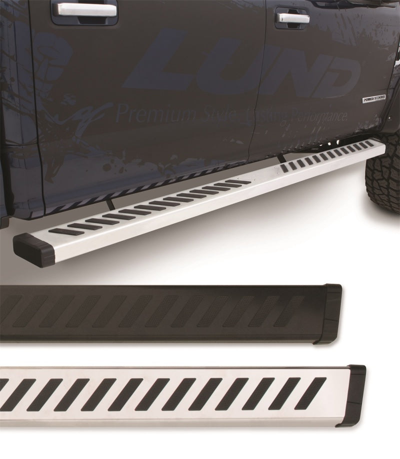 Lund 2017 Ford F-250 Super Duty SuperCab Summit Ridge 2.0 Running Boards - Stainless