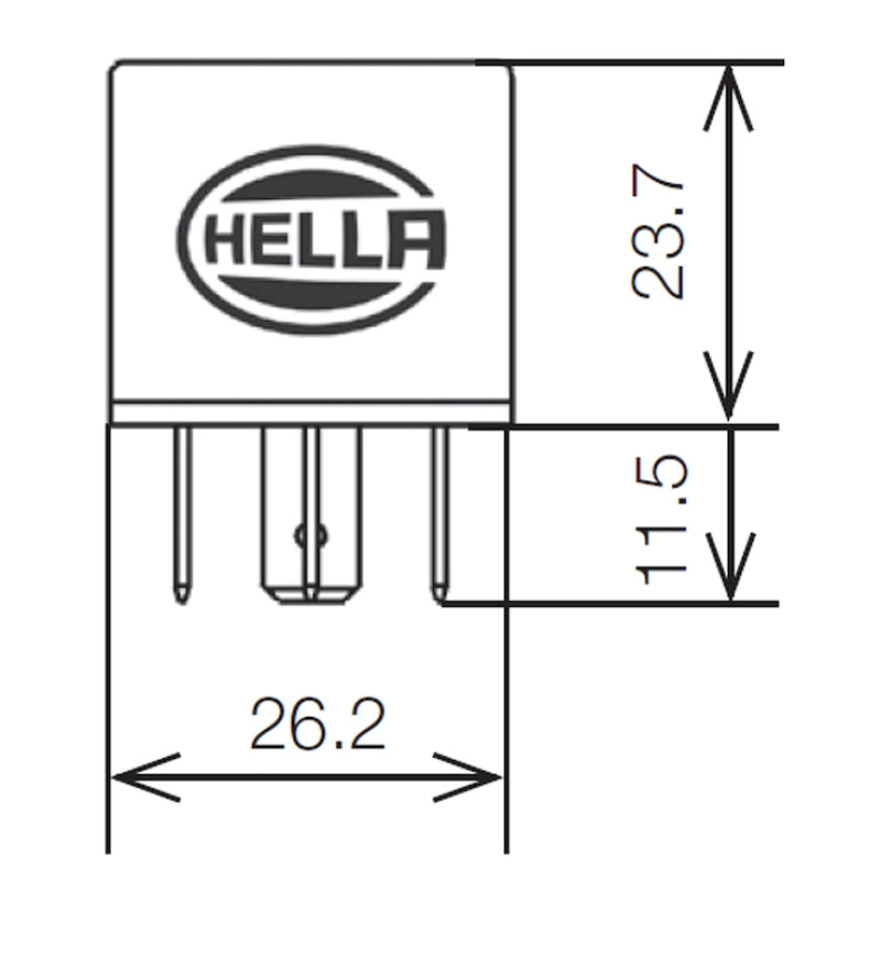 Hella Relay 12V 20/40A Spdt Res