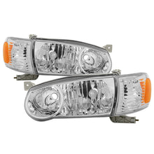 Load image into Gallery viewer, xTune Toyota Corolla 01-02 OE Style Headlights w/Amber Corner Lights - Chrome HD-JH-TC01-AM-C