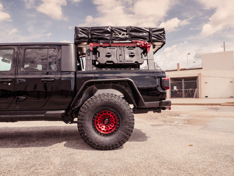 Road Armor Universal 5ft Bed TRECK Adj Bed Rack - Tex Blk (w/o Brackets) - Underdog Motorsports