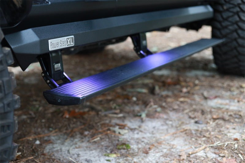 AMP Research 18-24 Jeep Wrangler JL 2DR PowerStep XL - Black (Incl OEM Style Illumination)