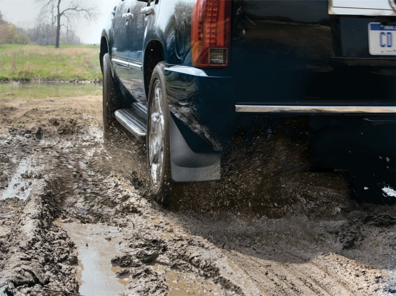 WeatherTech 08-10 Ford F250/F350/F450/F550 No Drill Mudflaps - Black