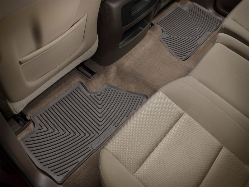 WeatherTech 2015+ Ford F-150 Rear Rubber Mats - Cocoa