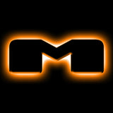 ORACLE Lighting Universal Illuminated LED Letter Badges - Matte Blk Surface Finish - M