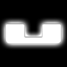 Load image into Gallery viewer, ORACLE Lighting Universal Illuminated LED Letter Badges - Matte Wht Surface Finish - U