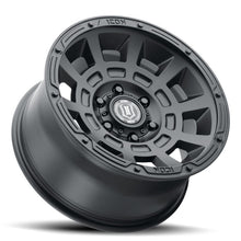 Load image into Gallery viewer, ICON Thrust 17x8.5 6x5.5 0mm Offset 4.75in BS Satin Black Wheel