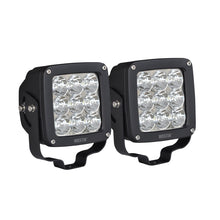 Load image into Gallery viewer, Westin Axis LED Auxiliary Light 4.5 inch x 4.5 inch Square Flood w/3W Osram (Set of 2) - Black