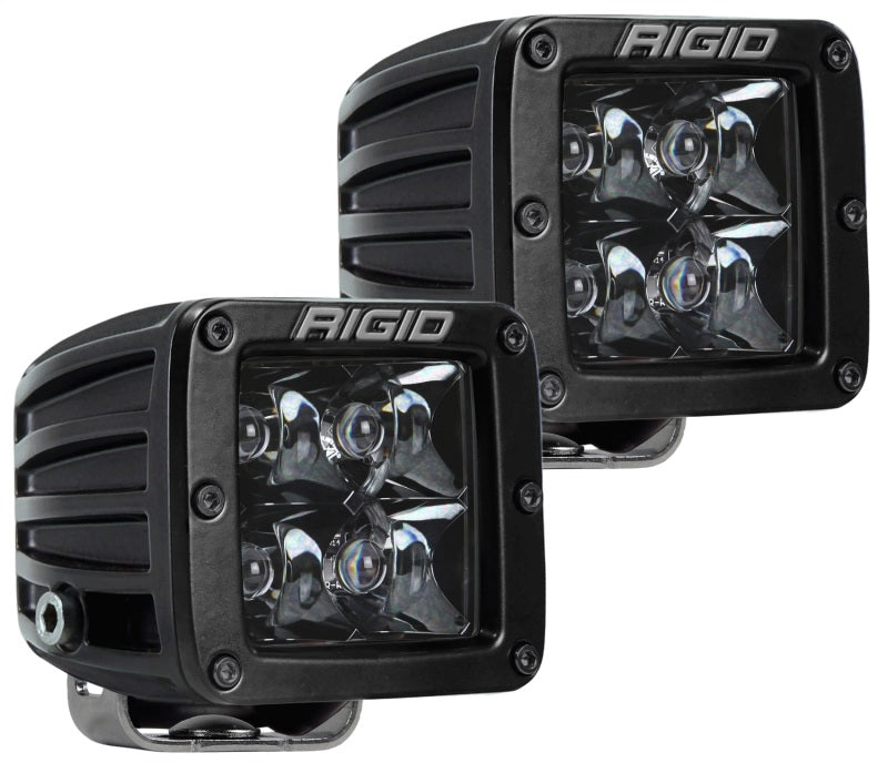 Rigid Industries D-Series Midnight Edition - Spot - Set of 2 - Underdog Motorsports