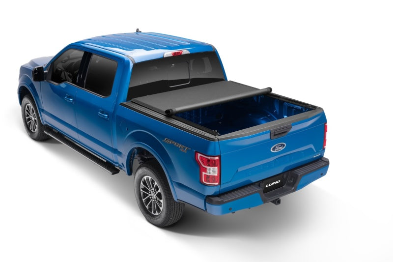 Lund 04-18 Ford F-150 (5.5ft. Bed) Genesis Elite Roll Up Tonneau Cover - Black