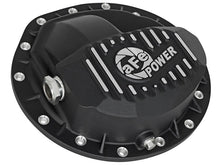 Load image into Gallery viewer, aFe Power Pro Series Rear Differential Cover Black w/Machined Fins 16-17 Nissan Titan XD(AAM 9.5-14)