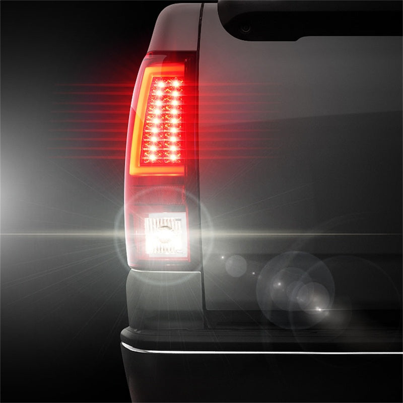 Spyder Chevy Silverado 1500/2500 03-06 Version 2 LED Tail Lights - Red Clear ALT-YD-CS03V2-LED-RC