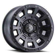 Load image into Gallery viewer, ICON Thrust 17x8.5 6x5.5 0mm Offset 4.75in BS Satin Black Wheel