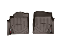 Load image into Gallery viewer, WeatherTech 08-15 Lexus LX570 Front FloorLiners - Cocoa