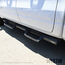 Load image into Gallery viewer, Westin 2019 Ram 1500 Quad Cab Drop Nerf Step Bars - Textured Black