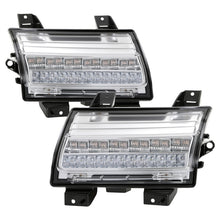Load image into Gallery viewer, Spyder Jeep Wrangler 2018-2019 (LED Model Only) LED Front Bumper Lights - Sequential Signal - Chrome