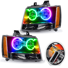 Load image into Gallery viewer, Oracle 07-13 Chevrolet Avalanche Pre-Assembed SMD Headlights - ColorSHIFT