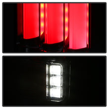 Load image into Gallery viewer, Spyder 07-16 Jeep Wrangler Version 2 Light Bar LED Tail Lights - Red Clear (ALT-YD-JWA07V2-LBLED-RC)