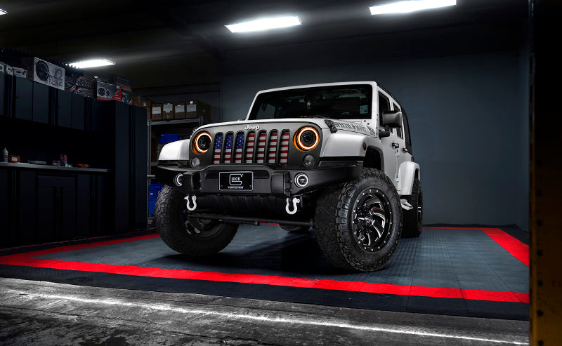 ORACLE Lighting 0718 Jeep Wrangler JK Oculus 7in Switchback BiLED Projector Headlights