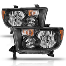 Load image into Gallery viewer, ANZO 2007-2013 Toyota Tundra Crystal Headlight Black Amber