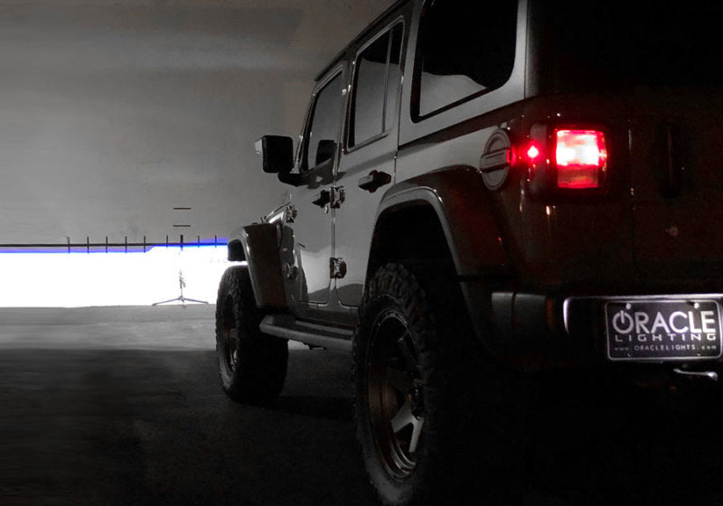 Oracle Oculus Bi-LED Projector Headlights for Jeep JL/Gladiator JT - Matte Blk - 5500K