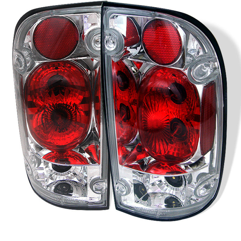 Spyder Toyota Tacoma 95-00 Euro Style Tail Lights Chrome ALT-YD-TT95-C