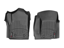 Load image into Gallery viewer, WeatherTech 15+ Chevy Silverado 3500 Regular Cab w/o Floor Shift &amp; No PTO Front FloorLiners - Black