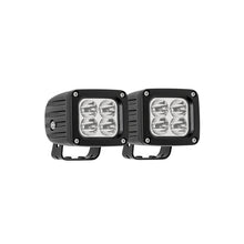 Load image into Gallery viewer, Westin Quadrant LED Auxiliary Light 3 inch x 2.5 inch Flood w/5W Cree (Set of 2) - Black