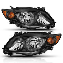 Load image into Gallery viewer, ANZO 2009-2010 Toyota Corolla Crystal Headlight Black Amber