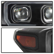 Load image into Gallery viewer, xTune 16-18 Toyota Tacoma SR/SR5 DRL Proj Headlights w/Turn Signal - Blk (PRO-JH-TTA16-SR-BK)