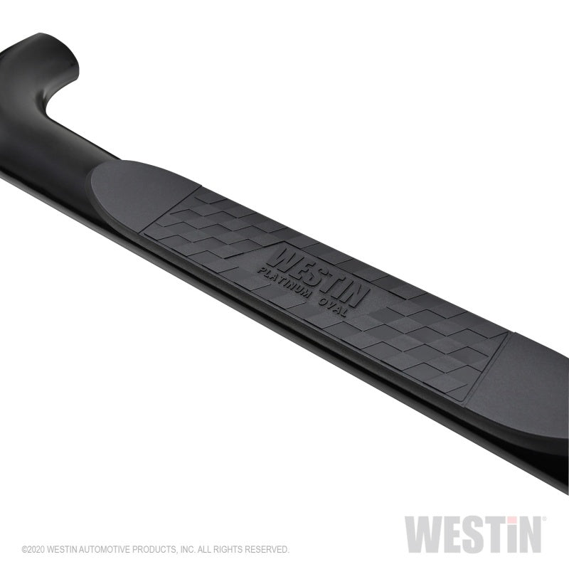 Westin 2020 Jeep Gladiator Platinum 4 Oval Nerf Step Bars - Black