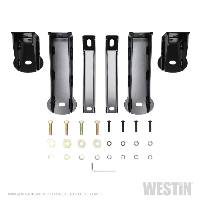 Westin 2019 Chevrolet Silverado/Sierra 1500 Crew Cab Platinum 4 Oval Nerf Step Bars - SS