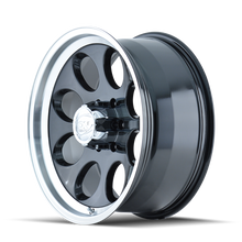 Load image into Gallery viewer, ION Type 171 17x9 / 5x114.3 BP / 0mm Offset / 83.82mm Hub Black/Machined Wheel