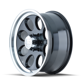 ION Type 171 16x10 / 6x139.7 BP / -38mm Offset / 106mm Hub Black/Machined Wheel
