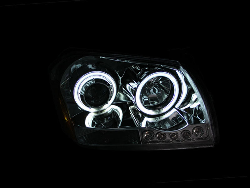 ANZO 2005-2007 Dodge Magnum Projector Headlights Chrome