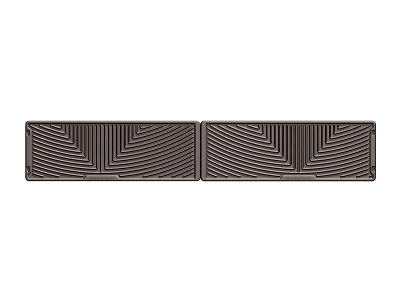 WeatherTech 2015+ Ford F-150 Rear Rubber Mats - Cocoa