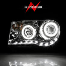 Load image into Gallery viewer, ANZO 2005-2010 Chrysler 300C Projector Headlights w/ Halo Chrome (CCFL) G2