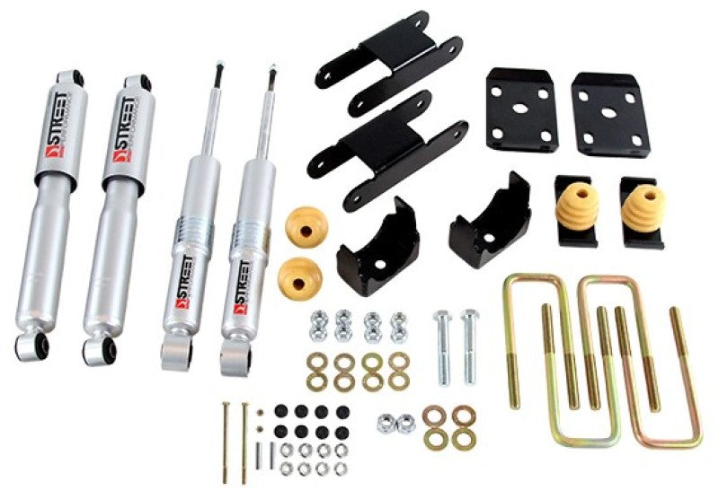 Belltech LOWERING KIT 18-23 Chevy Colorado/Canyon All Cab/SB -0-3in F / -4in R w/ Street Perf Shocks