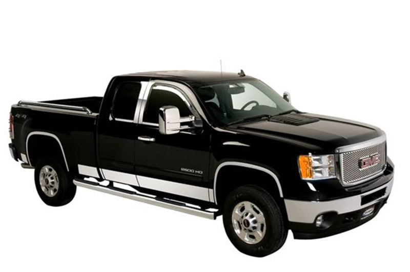 Putco 15-19 Chevy Silverado HD - Crew Cab 8ft Long Box Stainless Steel Rocker Panels