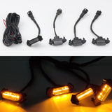 Raptor LED Lights for 2016-2022 Toyota Tacoma - 4 Amber Lights, Easy Installation