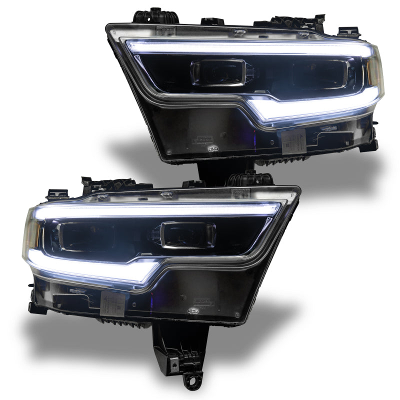 Oracle 19-21 RAM 1500 Projector LED Headlight DRL Kit - RGBW+A w/ 2.0 Controller