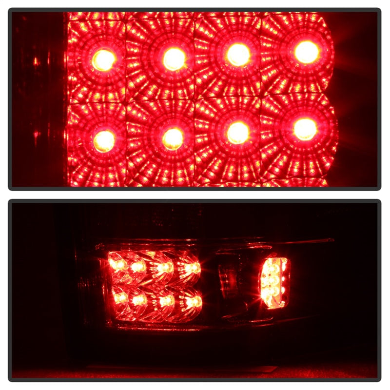 xTune Ford F150 Styleside 04-08 (Not Fit Heritage & SVT) LED Tail Lights Smoke ALT-ON-FF15004-LED-SM